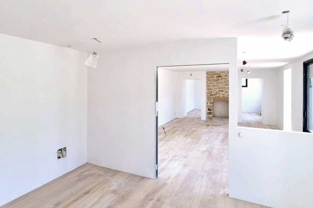 Rénovation intérieure de maison à Riec-sur-Belon